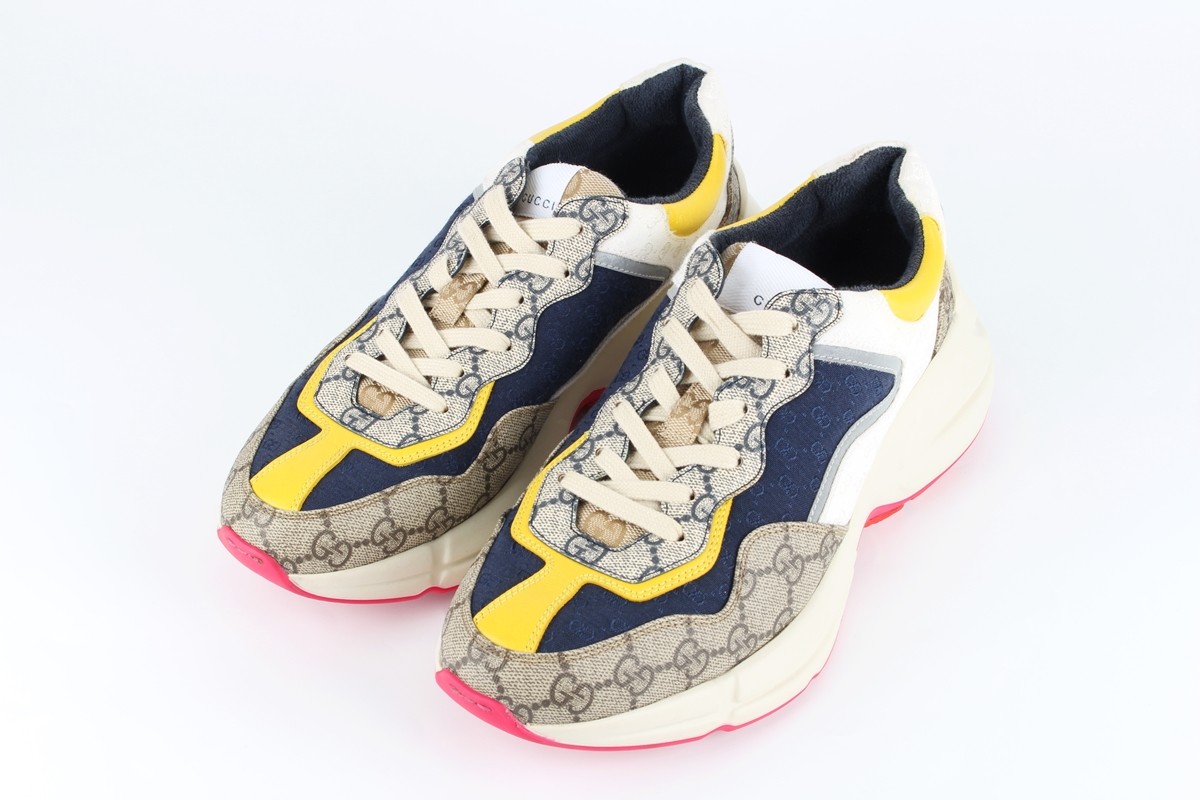 Gucci Men's Laiton Chunky Sole Sneakers 6 57369508 | eBay