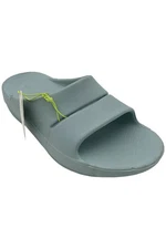 OOFOS Women's OOahh Slip-On Slide Sandals Mist