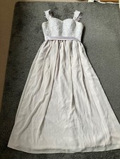 LOVELY BESPOKE SHOW/PARTY FULL LENGTH DRESS FULLY SILK LINED SHOULDER STRAPS