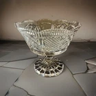 Waterford Crystal 10" Georgian Master CutterFooted Scalloped CenterpieceBowl