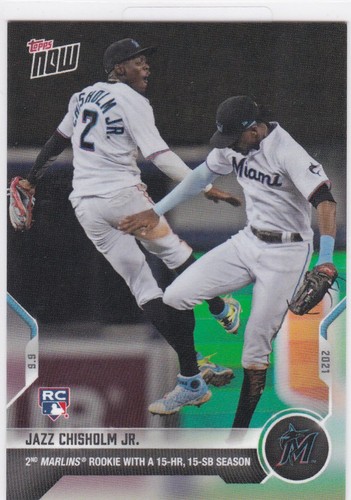 2021 Topps Now 785 Jazz Chisholm Jr.