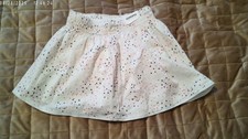 Girls, Sonoma, Fundot Skort, White with Colorful Dots, Size-5, New with Tags