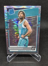 2020-21 Donruss Optic #195 Nick Richards Silver Pulsar RC Hornets