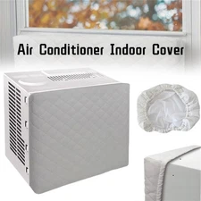Indoor Air Conditioner Cover for Window Unit Dustproof Waterproof Quilted Cover