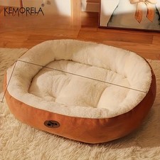 Cojín de felpa lavable a máquina para cama de perro y gato suave lavable para mascotas pequeñas medianas