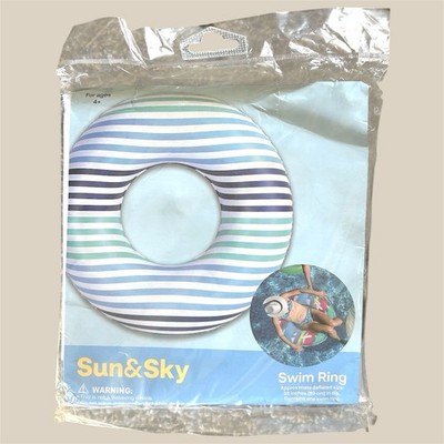 Sun & Sky Pool Swim Ring Float Donut Shape 35  In diameter
