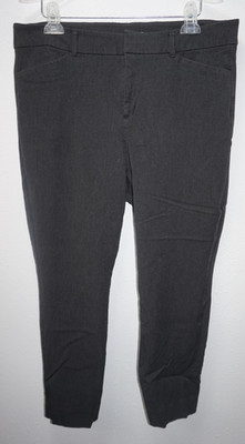 Old Navy Pixie Skinny Dress Pants Womans Sz 16 XL igh Rise Secret Smooth Gray