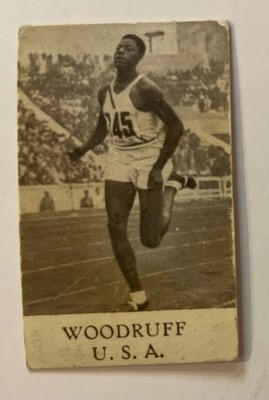 Woodruff - 1936 Alfa Olymp-Skylt Swedish Card #10                  John Woodruff