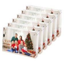4x6 Acrylic Picture Frames 6 Pack, Premium Acrylic Photo Frame 6 Pack 4x6