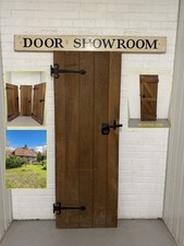 Reclaimed Oak Old Handmade Studded Ledge and Brace door 1922 x 692mm