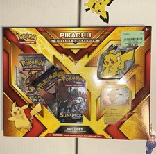 Authentic Pokemon TCG Pikachu Sidekick Collection Box Factory Sealed