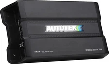 Autotek MM-2025.1D Mean Machine 2000W 1-Ohm Stable Compact Mono Amplifier