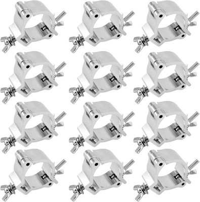 Stage Par Light Clamps Hook for DJ Truss Lighting O Clamp 2'' Aluminum Alloy 12PK
