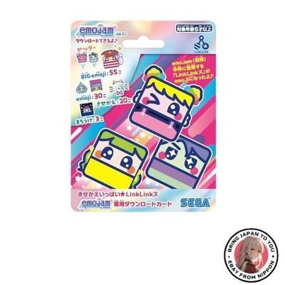 New Sega Fave SEGA FAVE Kisekae Ippai LinkLinks emojam Exclusive Download Card