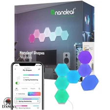 Customizable RGBW LED Wall Panels - 16M+ Colors with Music Sync & Voice Control