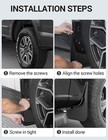 Mud Flaps Compatible With Ford Ford F150 Lightning Accessories 2022-2025 4pc Set