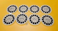 Vintage View Master 1963 8 Reel Set Scenic USA And Others Lands Sawyer Inc EUC