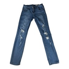 Pistola Jeans Womens Size 29 Stretch Skinny Medium Wash Made In USA Blue