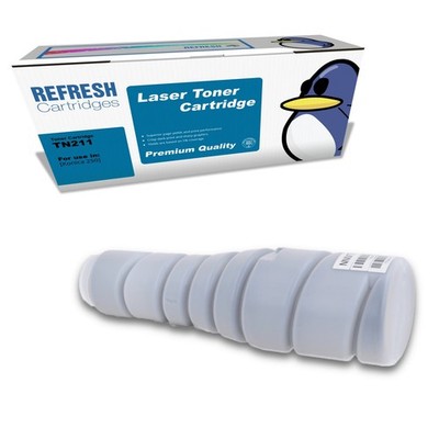 Refresh Patronen schwarz TN211 Toner kompatibel mit Konica Minolta Druckern