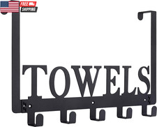 over the Door Hooks, Towel Holder for Bathroom, Door Mount Towel Rack Towel Hook