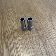 MATCO  TOOLS - Lot Of 2 SAE Sockets,3/8” Drive,6pt (3/8” BD126)(7/16” BD146) USA