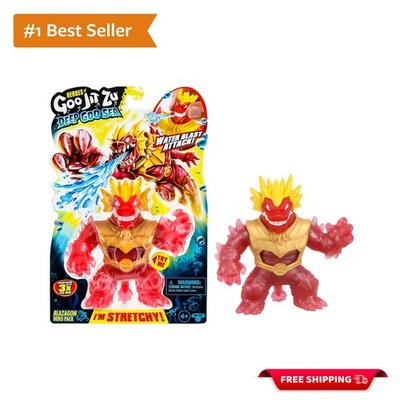 Heroes of Goo Jit Zu Deep Goo Sea Blazagon: Super Stretchy Toy with Water Blast!