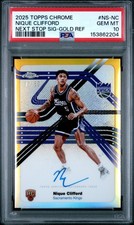 2025 TOPPS CHROME NEXT STOP SIGNATURES #NS-NC NIQUE CLIFFORD RC /50 PSA 10 AUTO
