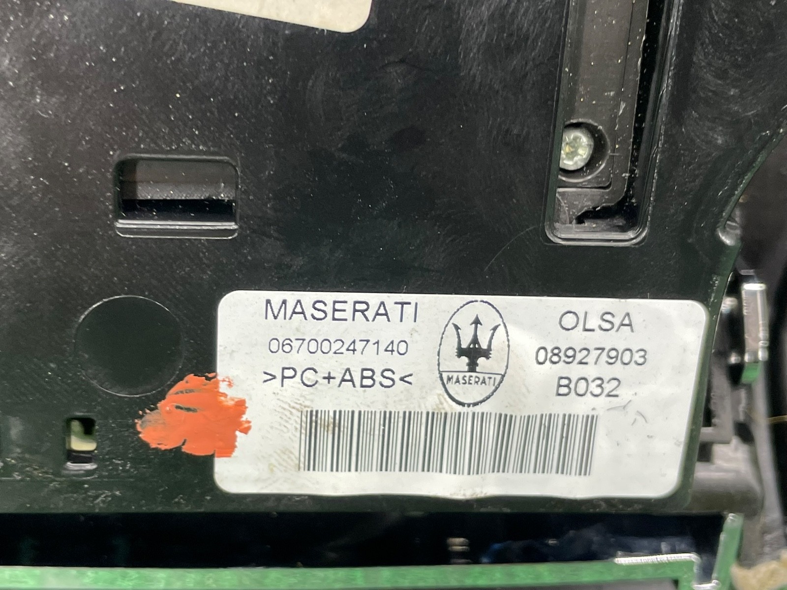 14-17 Maserati Ghibli Front Overhead Dome Light Lamp Switch Control Module OEM