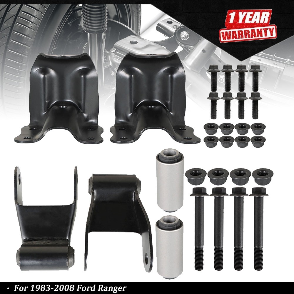 For Ford Ranger 1983-2008 Rear Hanger & Shackle Kit (Replaces 722-001 ...