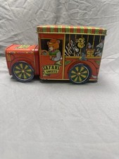 Vtg. 1992 Safari Sweets Truck Tin Can