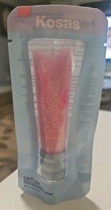 Kosas Lip Pulse Glassy Lip Plumper AURA FLARE Full Size SEALED Hydrating PINK