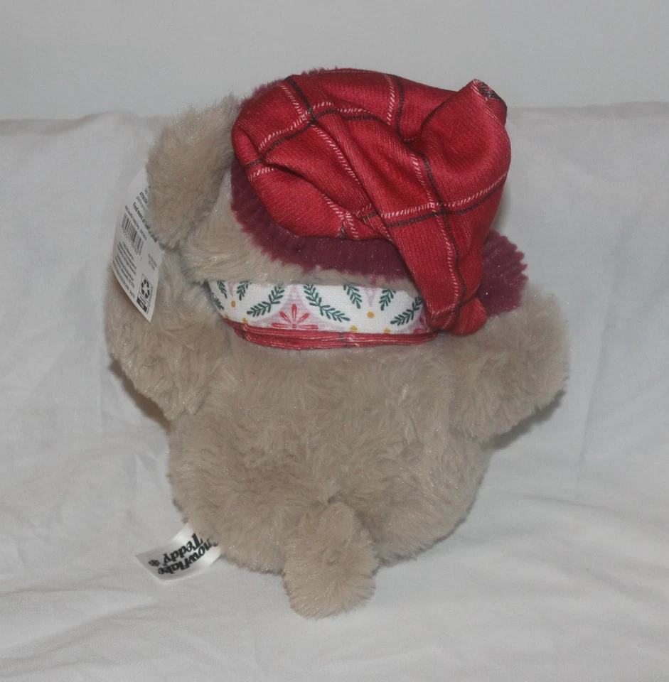 "Oso de peluche Walmart Christmas Snowflake 2025 niño tostado 11"" nuevo con etiqueta" Foto 3 de 4