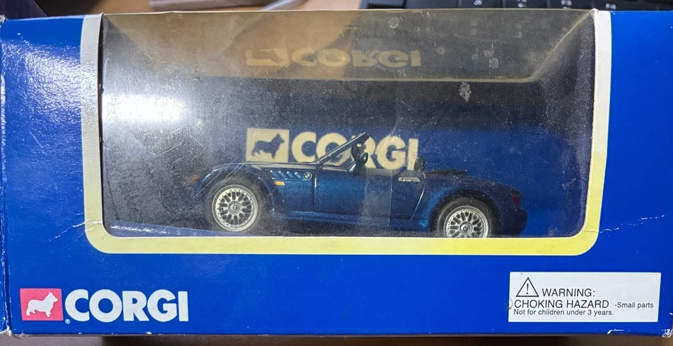 2003 Corgi 1/43 Scale Diecast TY91006 - BMW Z3 - Met. Blue. Free Shipping - Image 2 of 4