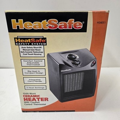 HeatSafe Portable  1500W Ceramic Space Heater