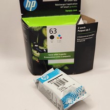 New Genuine HP Tri Color 63 Printer Ink Cartridge EXP 12/2024 READ 