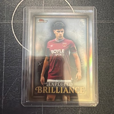 2026 Topps Finest Premier League Expected Brilliance Mateus Fernandes West Ham