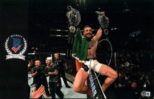 CONOR MCGREGOR SIGNED 11X14 PHOTO NOTORIOUS MYSTIC MAC UFC CHAMP BECKETT BAS COA