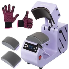 Auto Heat Press, Precise Temp/Timer Control, Automatic Open/Release, 4 Memory...
