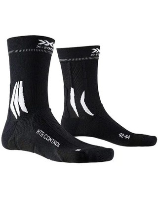 X-Bionic X-Socks 4.0 MTB Control Radsocken, Opal Black/Arctic White