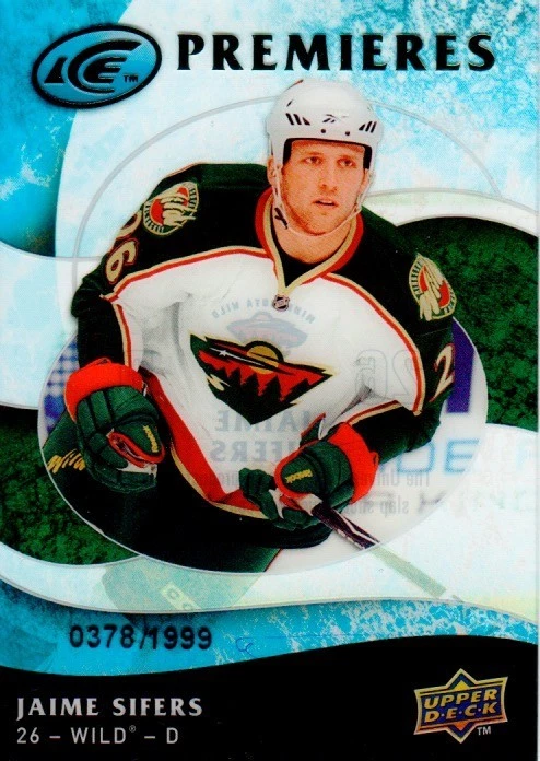 2009-10 Upper Deck Ice - #105 Jaime Sifers - Rookie Card RC! SN #/1999 - Bild 1 von 1