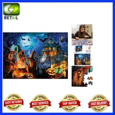 Intricate Halloween Witches 1000-Piece Puzzle for Creative Adults  Teens