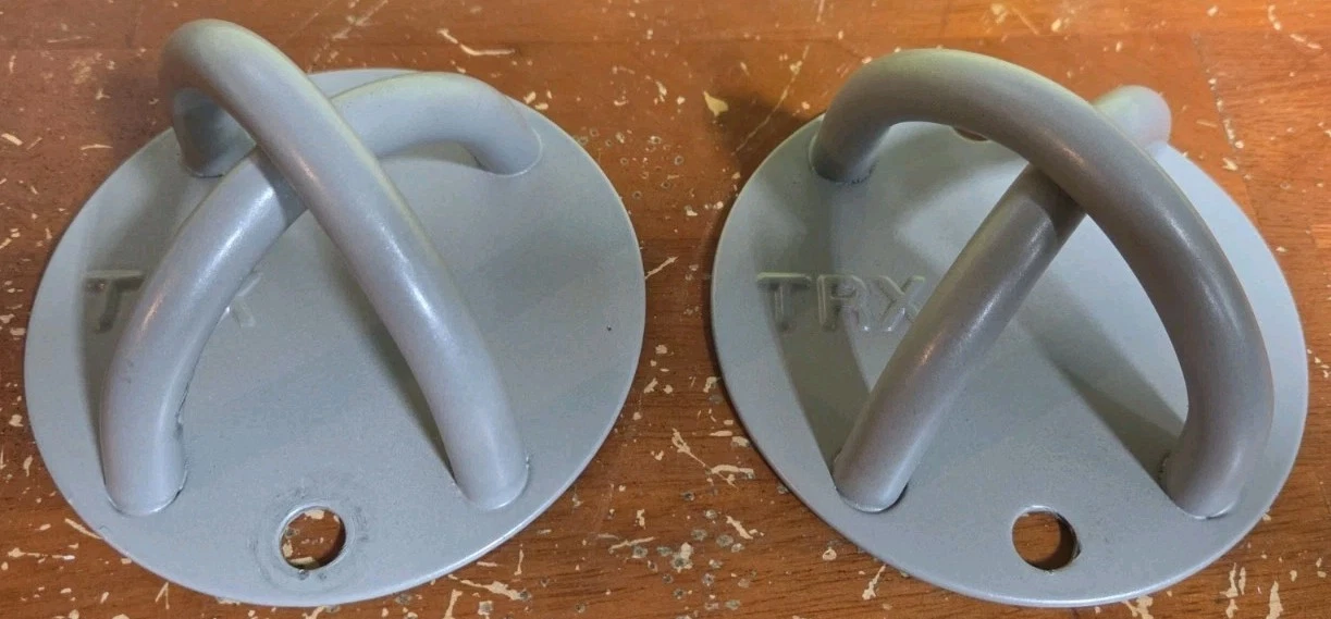 TRX Suspension Training (2) X-Mounts Anchors - Gray