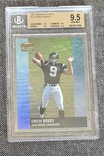 2001 Bowman's Best Drew Brees /1499 (RC) ROOKIE CARD BGS 9.5 GEM MINT!!!. rookie card picture