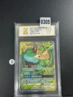 Venusaur & Snivy GX csm2.5C 001/061 RR Tag Team Pokémon TCG S- Grade 10
