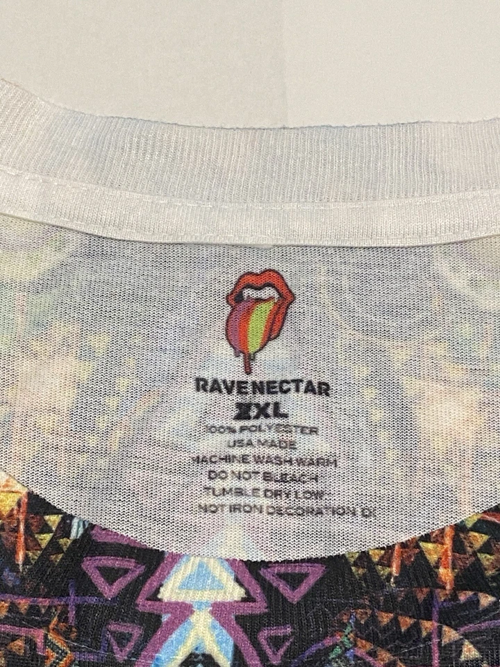 Camiseta Rave Nectar para hombre talla XXL Foto 3 de 4