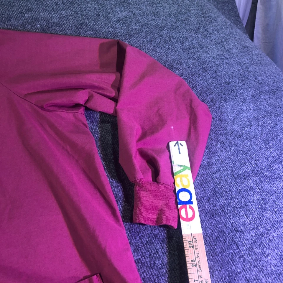 Camisa Exfoliante Sello Salud Moda Botón a Presión Manga Larga M Bolsillos Cuello Foto 4 de 4