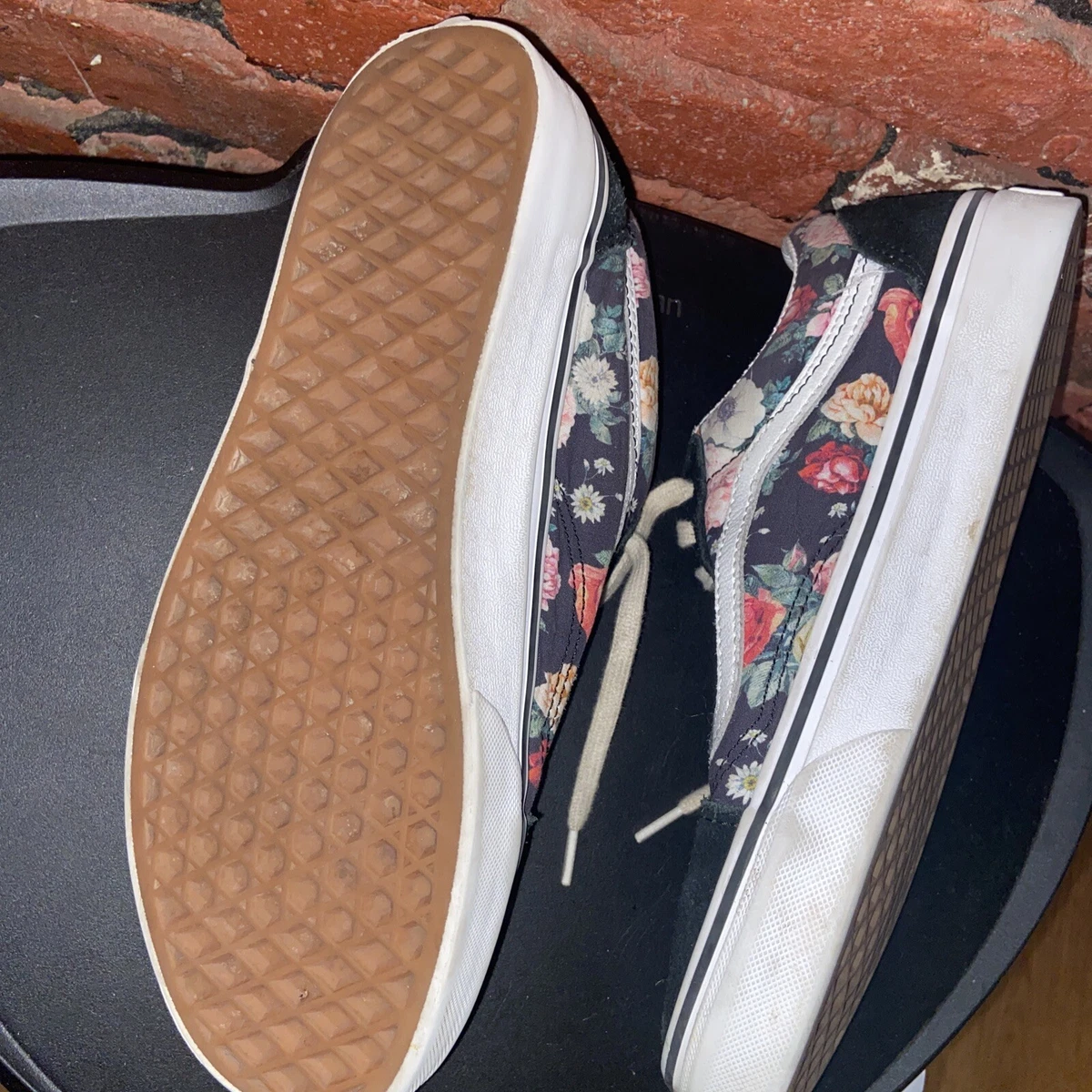 Womens 8.5 Vans Old Skool Garden Floral Athletic Skate Shoe Comfy Casual Mens 7