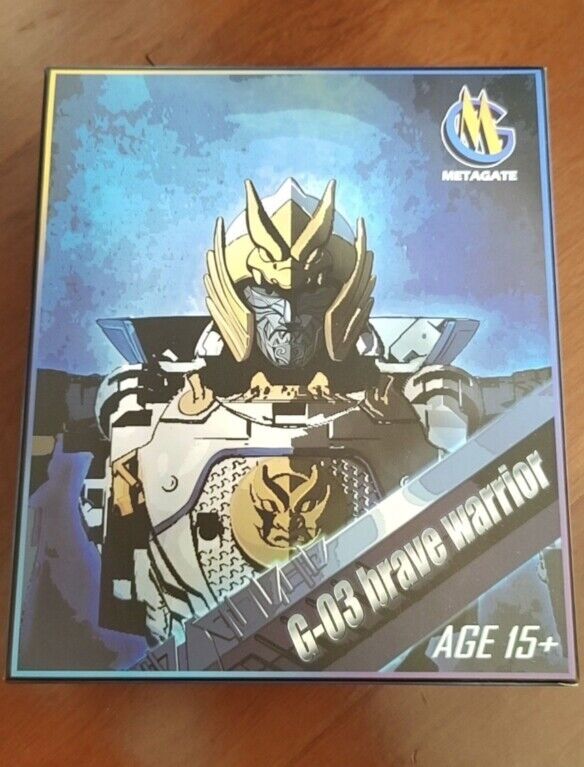 New MetaGate G-03 Brave Warrior White Drift Triple Changer Figure