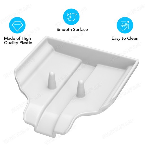 2pc Soap Dish Wall Mounted Punch-free Soap Dish Holder For Bathroom - Picture 5 of 10