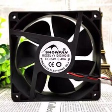 SNOWFAN YY12038H24B 12038 DC24V 0.40A 12CM 2-Wire Cooling Fan